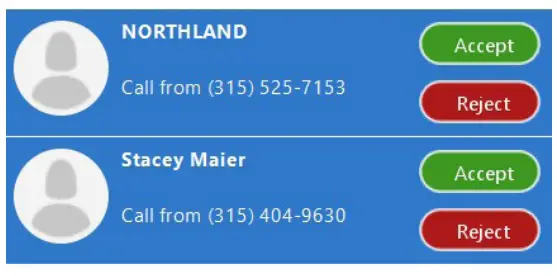 Northland MaX UC Desktop Softphone Application - SECOND CALL