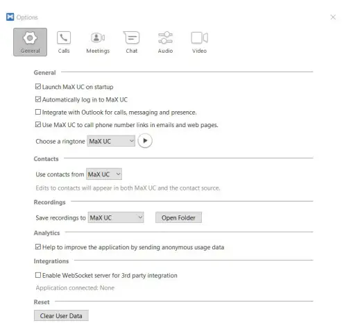 Northland MaX UC Desktop Softphone Application - SOURCE