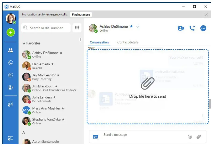 Northland MaX UC Desktop Softphone Application - VIA CHAT