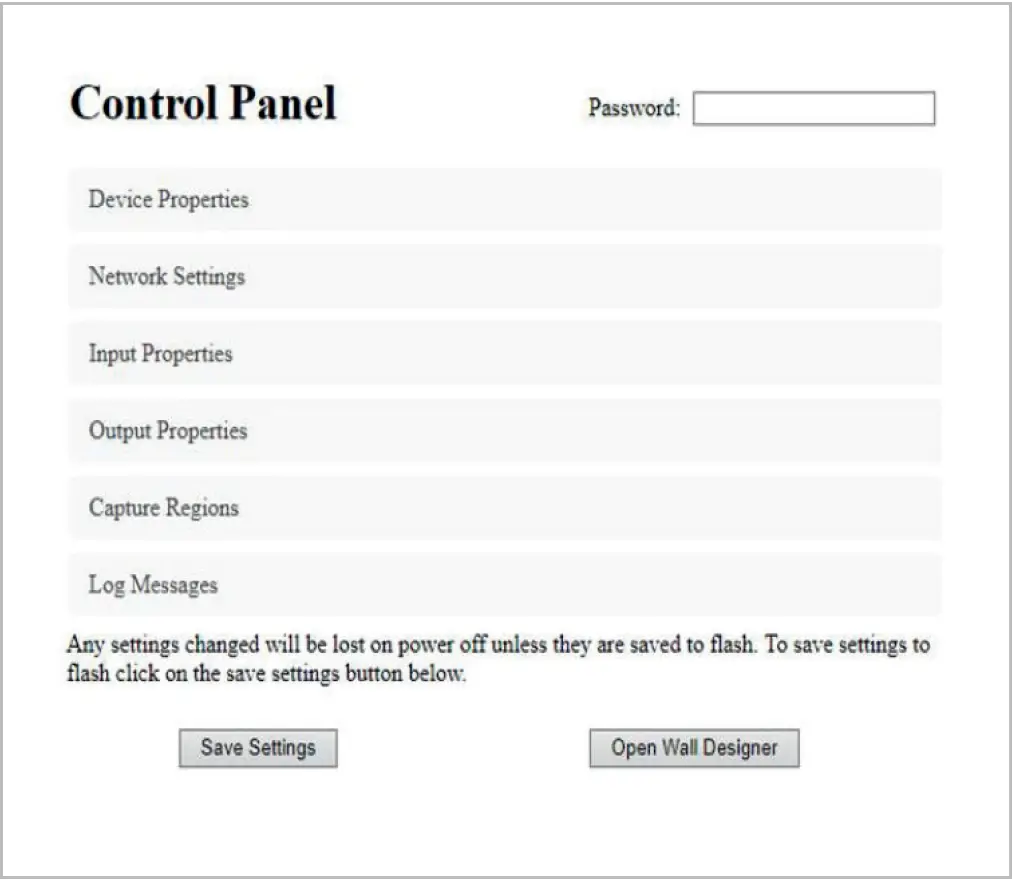 IP Control Panel