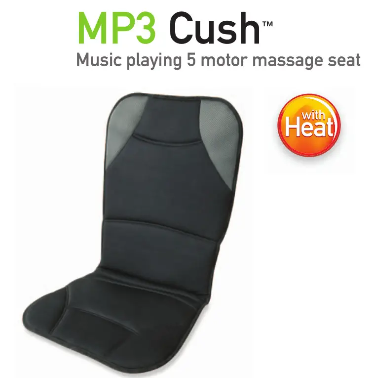 Homedics BK-MP3100 MP3 Cush Music Playing 5 Motor Massage
