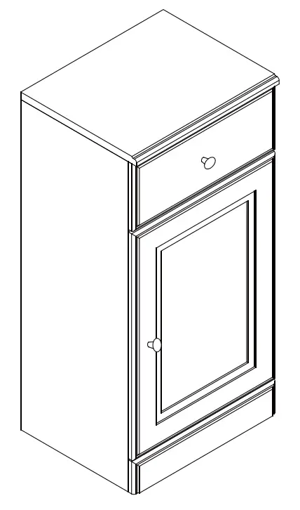 WESBURY BeBa_27051 400mm Storage Cabinet