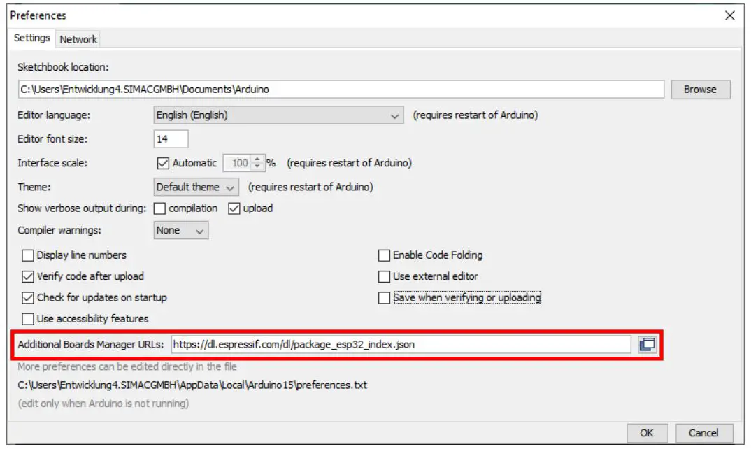 JOY-iT SBC-ESP32-Cam Camera Module - Multiple URLs can be separated with a comma