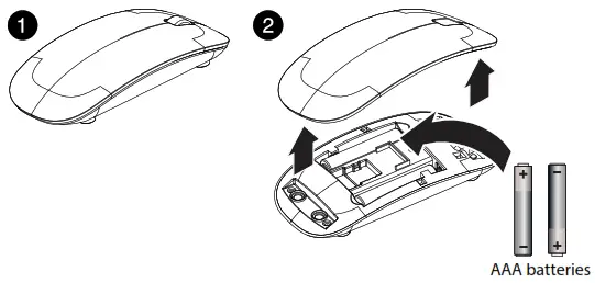 INSIGNIA NS-PNM72B-WH Ultra Slim - INSTALLING THE BATTERY AND CONNECTING