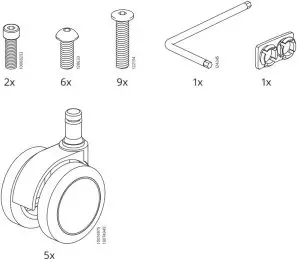 IKEA MATCHSPEL Gaming Chair- 1