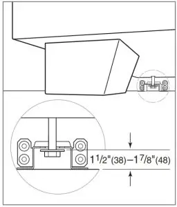 Anti-tip Bracket Location