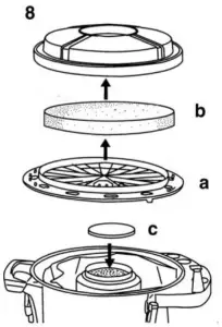 GLOBALINDUSTRIAL 713165 Hepa Canister Vacuum 4 Gallon -Filter