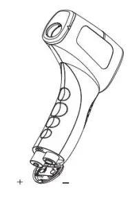 Brrcom Non-Contact Infrared Thermometer - Batteries