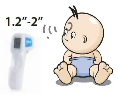 Brrcom Non-Contact Infrared Thermometer - temperature