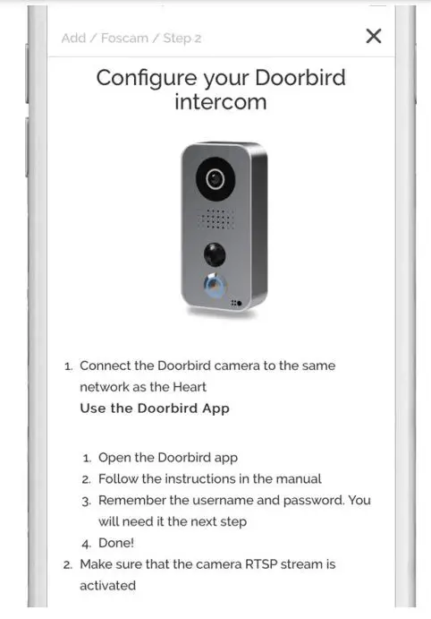 DoorBird D10x Series IP Video Door Station - Follow the instructions and continue with the setup wizard until completed