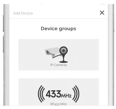 DoorBird D10x Series IP Video Door Station - From the following screen, select “IP Cameras”.