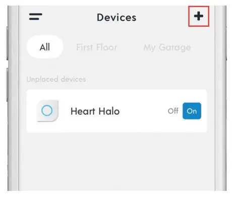 DoorBird D10x Series IP Video Door Station - Open the Animus app and on the “Devices” screen, tap on the [+]-symbol