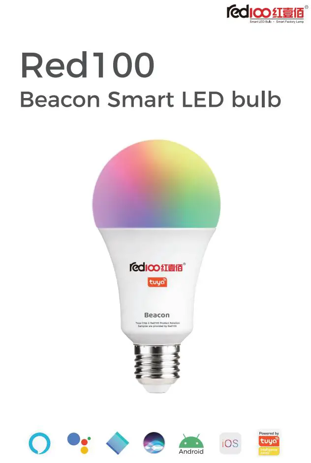 red100 SLBC9BR305 Beacon Smart LED Bulb Instruction Manual