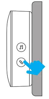 EKEN V8 Video Doorbell - Connect Button