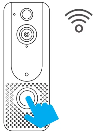 EKEN V8 Video Doorbell - Doorbell Button