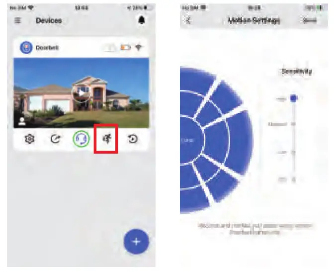 EKEN V8 Video Doorbell - more fitting