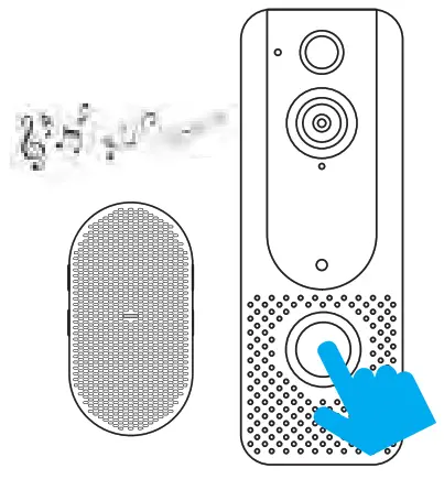 EKEN V8 Video Doorbell - you have 0ho9e