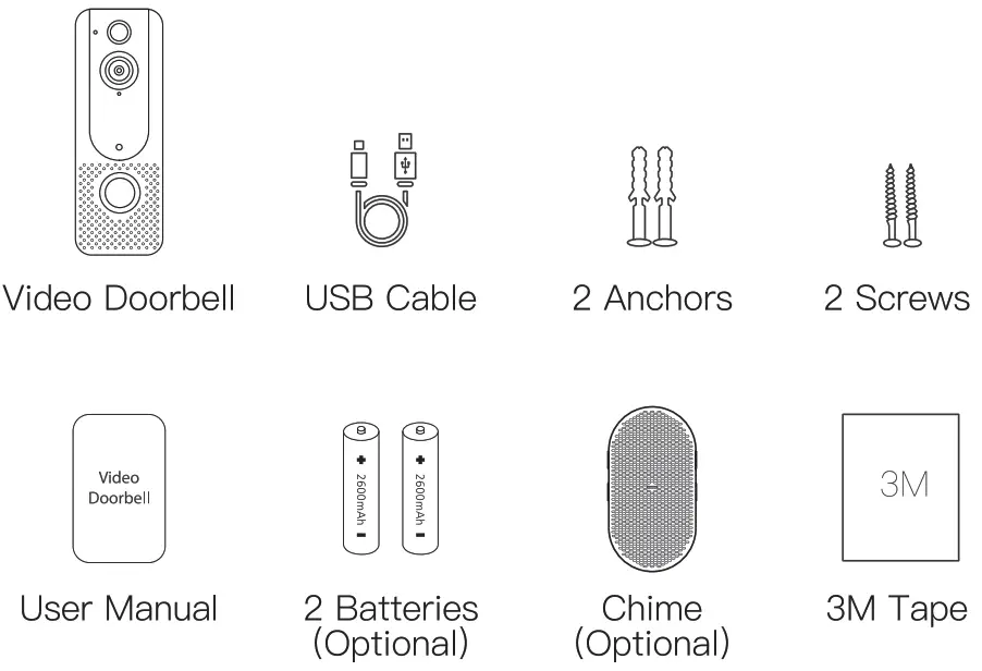 EKEN V8 Video Doorbell
