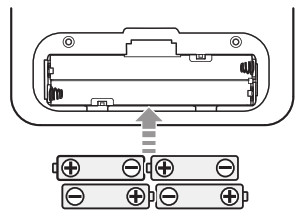 OMRON SC 150 Scale with Bluetooth - Install the batteries