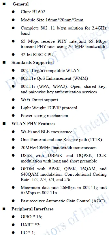 Shenzhen Sibo Zhilian Technology XT-BL10 Bluetooth Wi-Fi 2.4 Module 11
