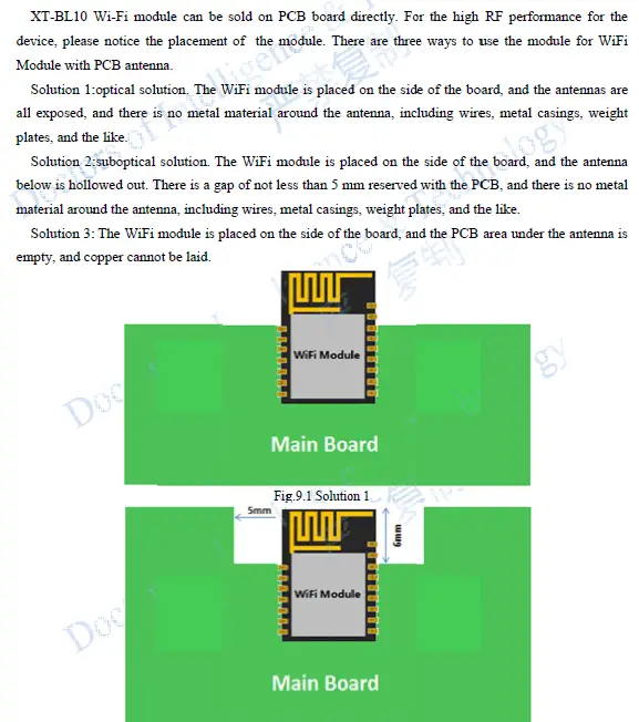 Shenzhen Sibo Zhilian Technology XT-BL10 Bluetooth Wi-Fi 2.4 Module 9