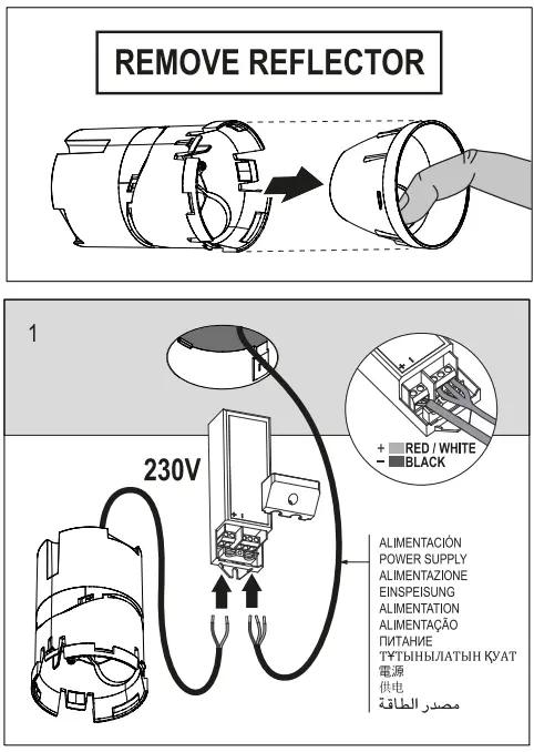FLOS Light Shadow Pro Fixed Optic Flood fig1