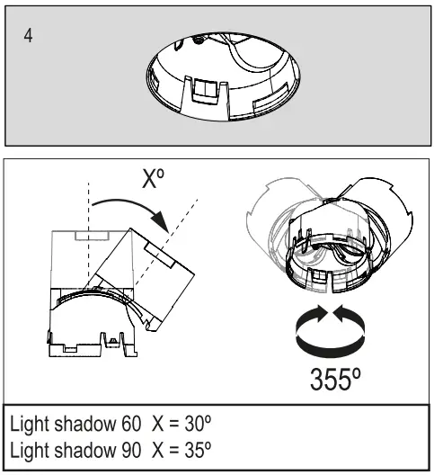 FLOS Light Shadow Pro Fixed Optic Flood fig3