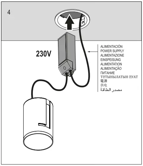 FLOS Light Shadow Pro Fixed Optic Flood fig8