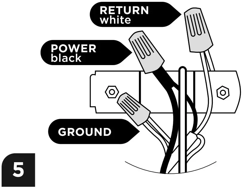 KUNA KA CP02 BK 01 Camera Porch Light - INSTALLATION 5