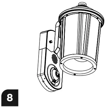 KUNA KA CP02 BK 01 Camera Porch Light - INSTALLATION 8