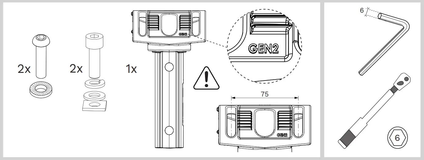 Schreder GEN2 Penetration Fixation Street Light - fig