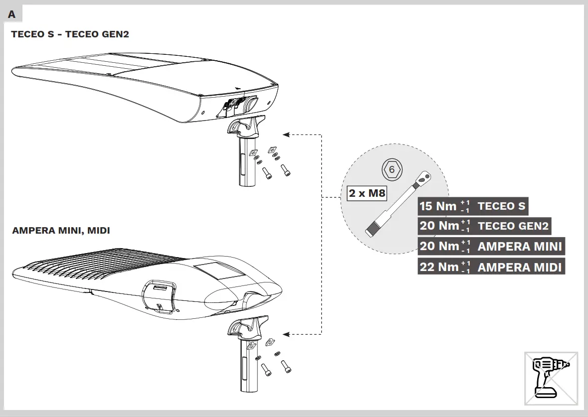Schreder GEN2 Penetration Fixation Street Light - fig1