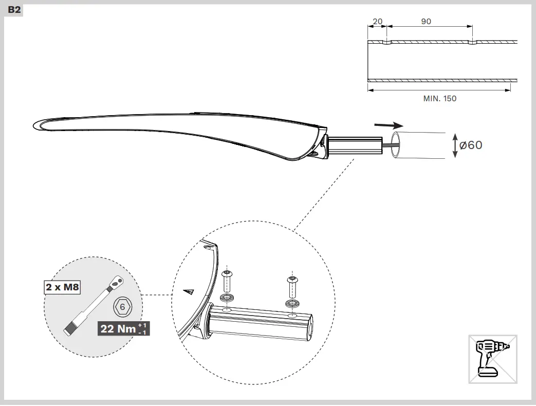 Schreder GEN2 Penetration Fixation Street Light - fig3