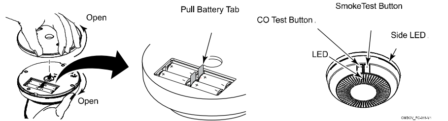resideo 5800CMBOVC Combination Smoke Carbon Monoxide Detector-