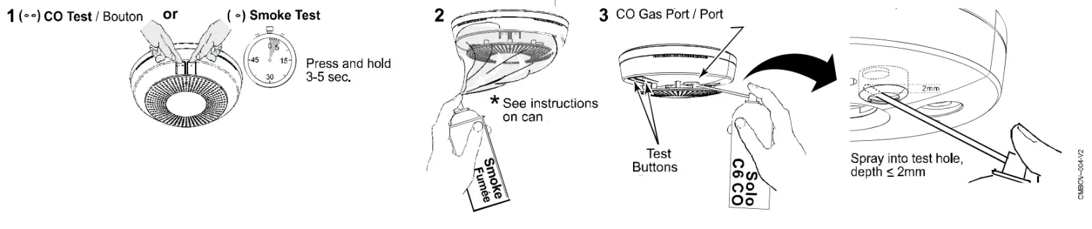 resideo 5800CMBOVC Combination Smoke Carbon Monoxide Detector-fig2