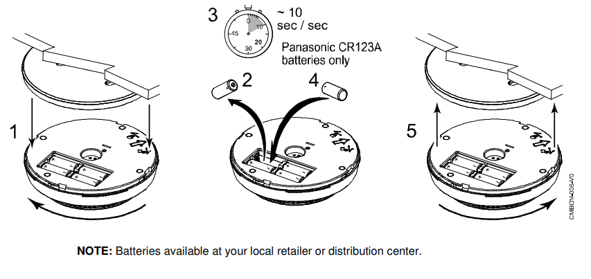 resideo 5800CMBOVC Combination Smoke Carbon Monoxide Detector-fig4