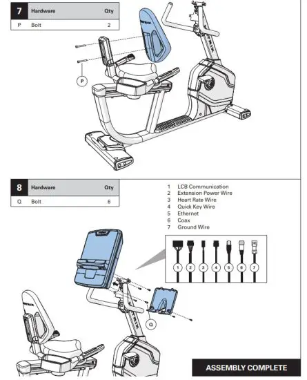 MATRIX R-ES LED Endurance LED Recumbent Bike - figure 7