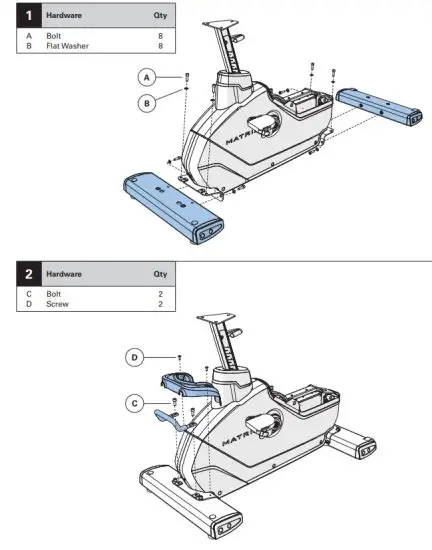 MATRIX R-ES LED Endurance LED Recumbent Bike - figure 8