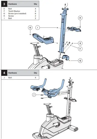 MATRIX R-ES LED Endurance LED Recumbent Bike - figure 9