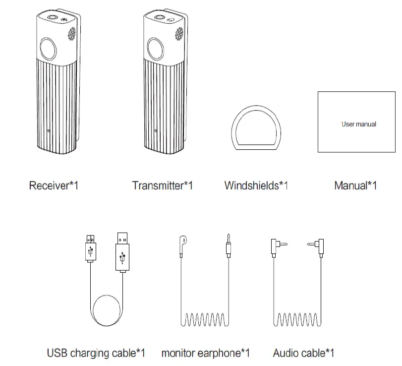 HANTAT-HTR300 Wireless Microphone Fig1