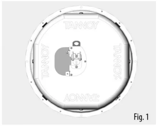 TANNOY CMS PI Series Back Can for CMS 803 603 PI Series Ceiling Loudspeakers - figure 1