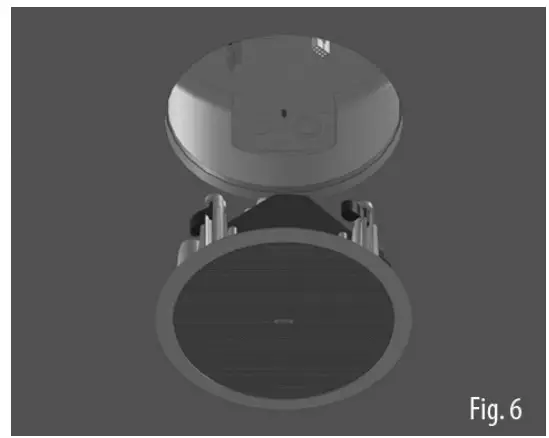 TANNOY CMS PI Series Back Can for CMS 803 603 PI Series Ceiling Loudspeakers - figure 6