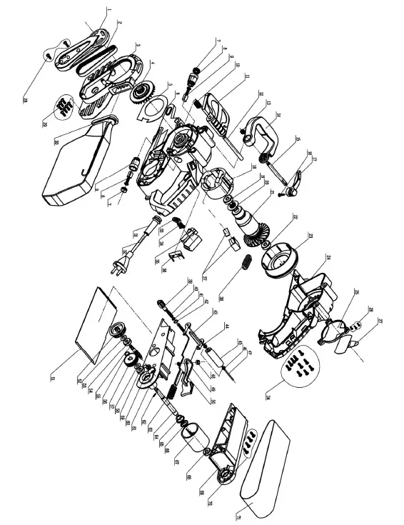 LUMBERJACK EBS76 3 Inch 1010W Belt Sander 10