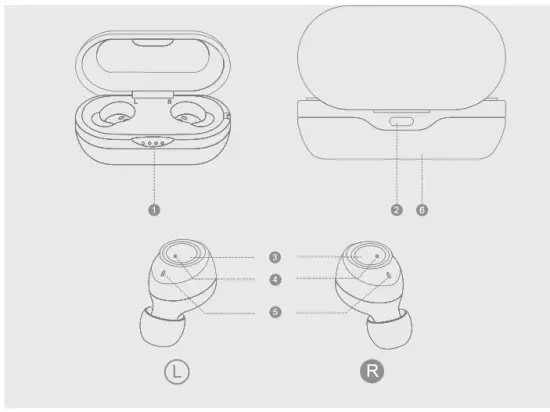 LYPERTEK PurePlayTrue Wireless Earbuds - fig 1