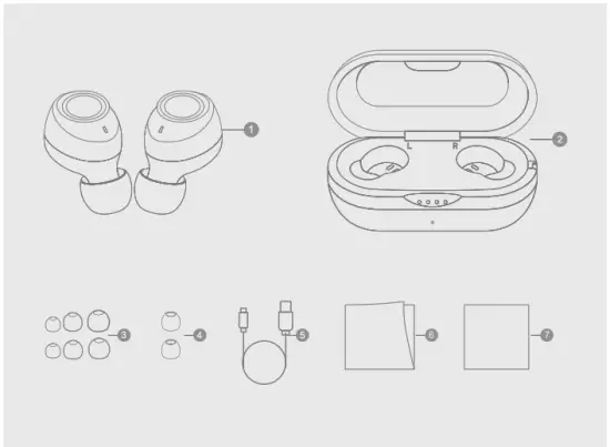 LYPERTEK PurePlayTrue Wireless Earbuds - fig