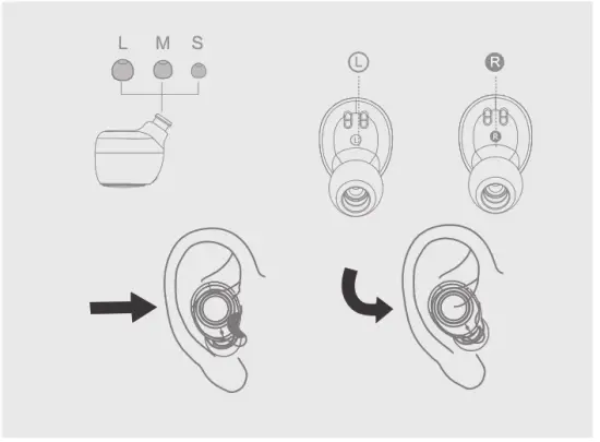 LYPERTEK PurePlayTrue Wireless Earbuds - pairing1