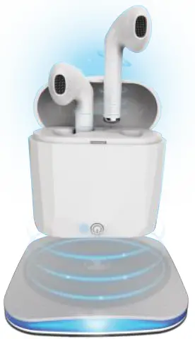 AIRBUDS 14220 True Wireless Earbuds Bundle with Wireless Charging Case