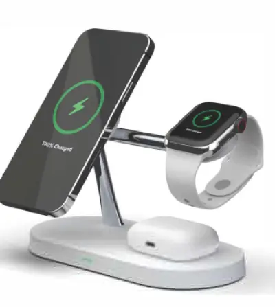 TIMESS-T268-5-in-1-Fast Magnetic Wireless-Charging-Station