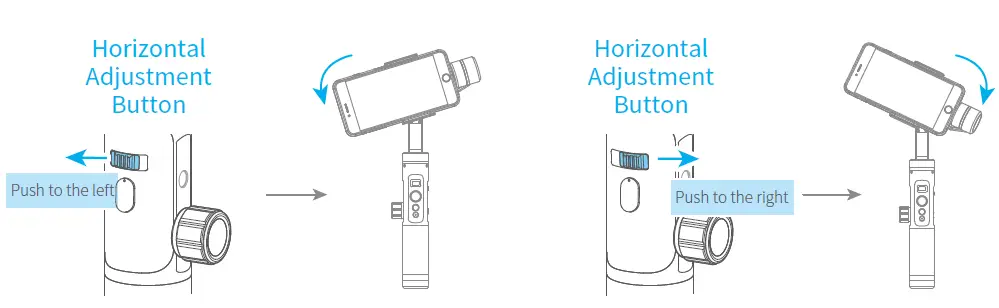 Horizontal Adjustment Button
