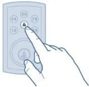 Trinity 888 ZW 15 SmartCode Electronic Deadbolt with Z Wave Technology - Lock button 1